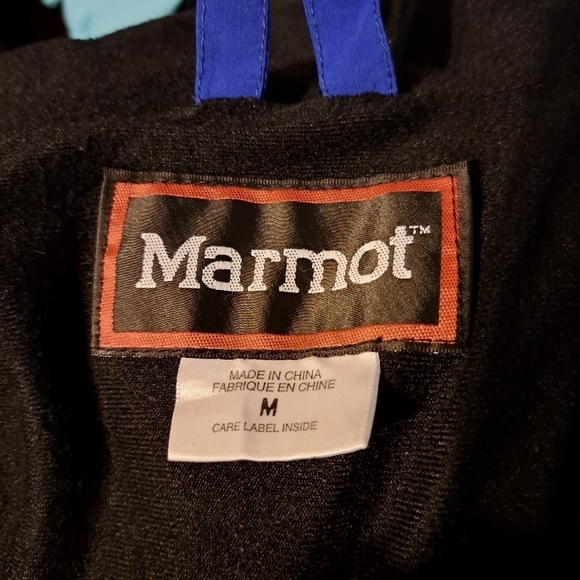 Marmot blue & black jacket size Medium - Picture 9 of 9